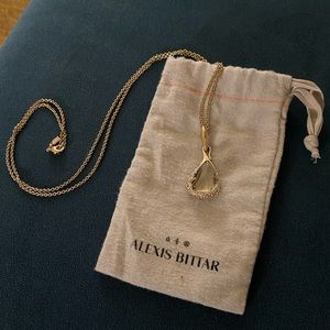 Alexis Bittar Teardrop Crystal Necklace